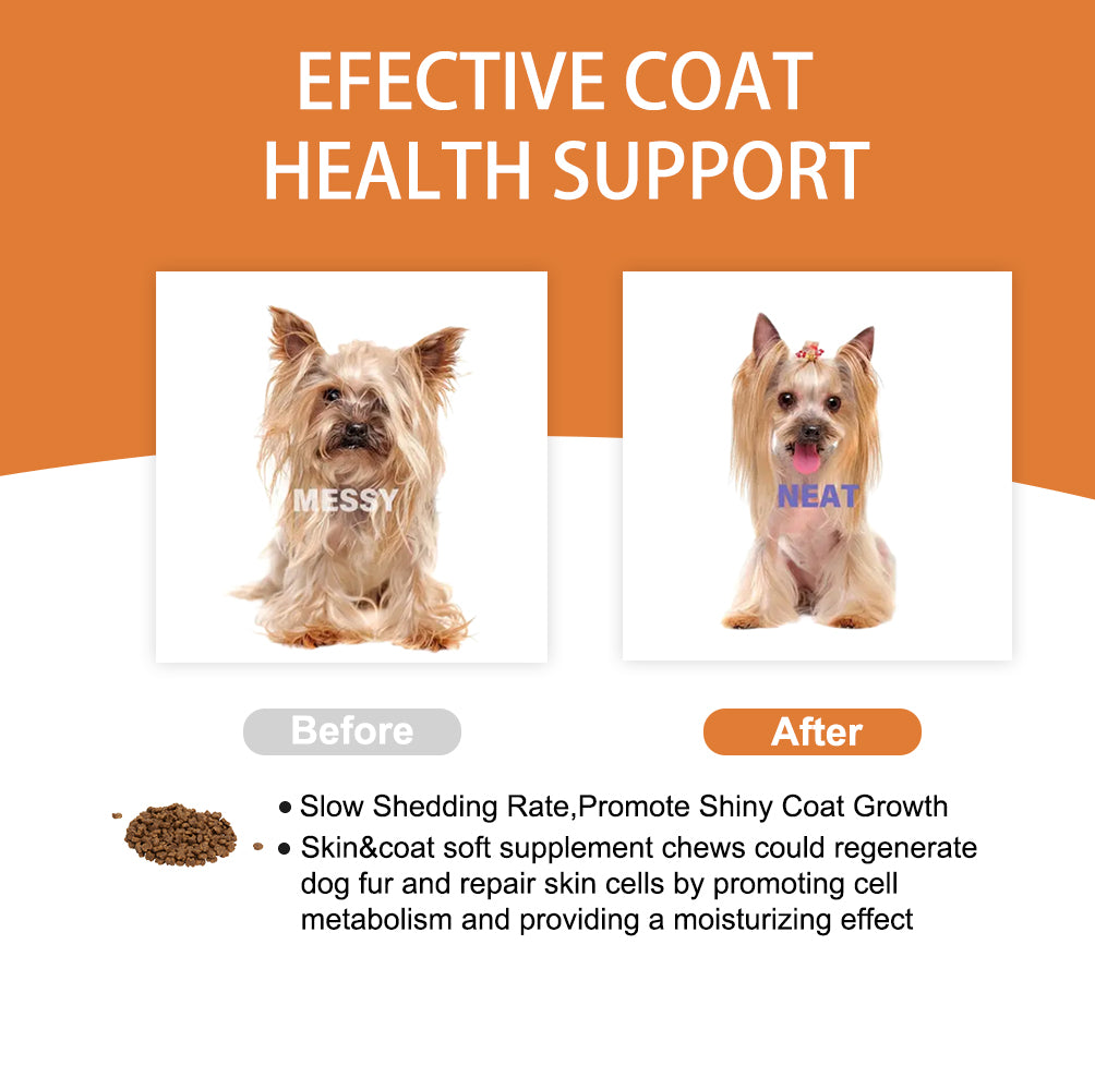 Nutridog Omega Skin & Coat Soft Chew Dog Supplements