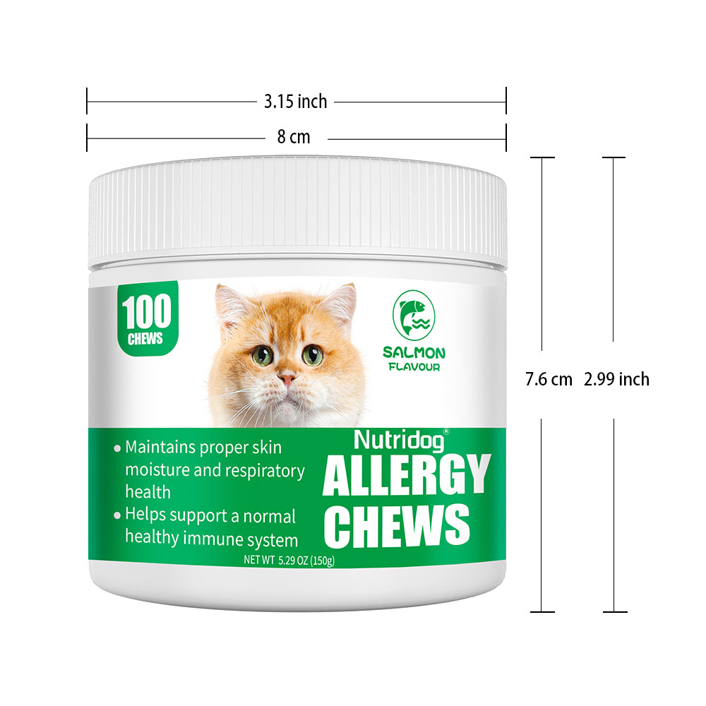 Nutridog Anti-Allergy Chews For Cats