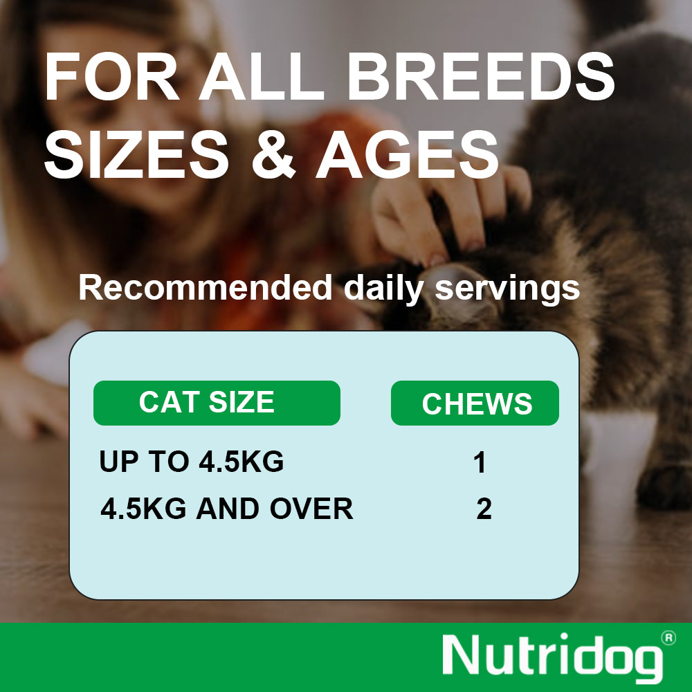 Nutridog Anti-Allergy Chews For Cats