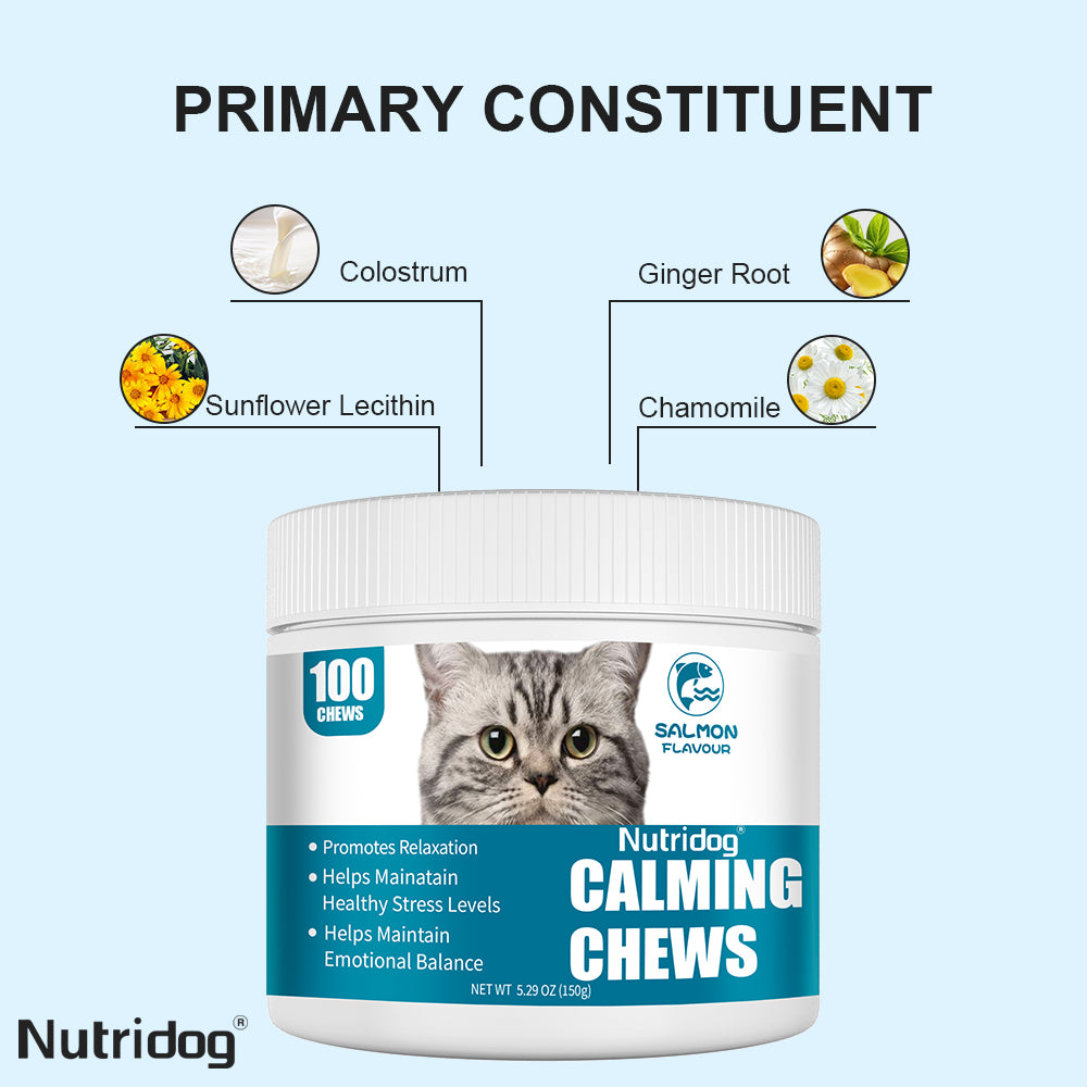 Nutridog Hairball control Chews For Cats