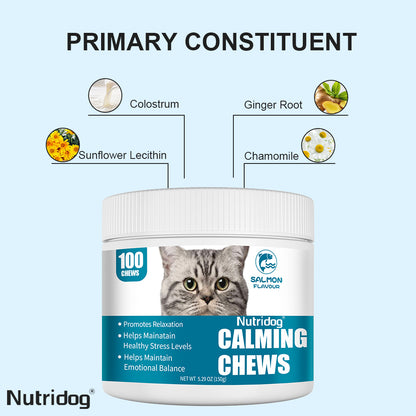 Nutridog Hairball control Chews For Cats