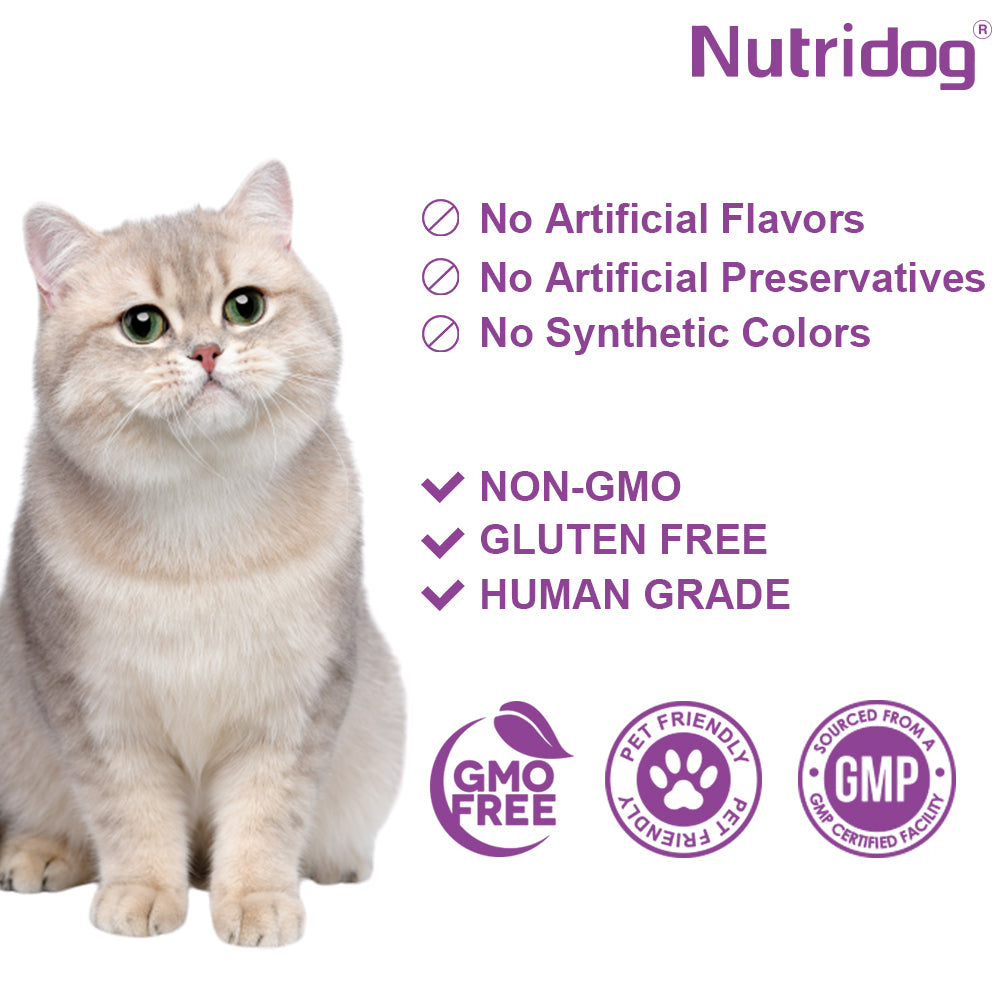 Nutridog Skin&Coat Chews For Cats
