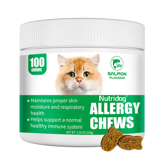 Nutridog Anti-Allergy Chews For Cats