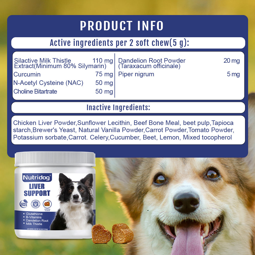 Nutridog Liver And Kidney Support For Dogs