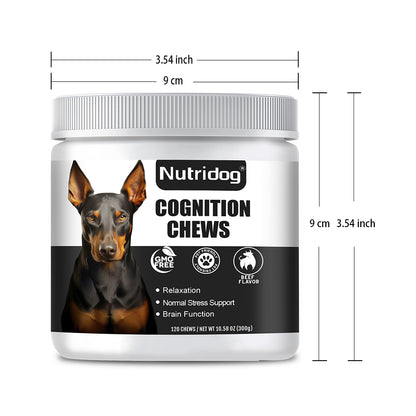 Nutridog Advanced Cognition Soft Chews For Dogs